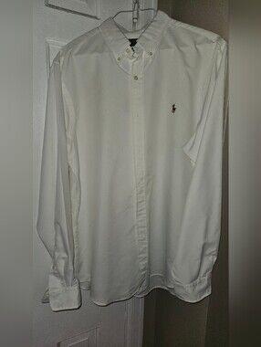Ralph Lauren White XL Classic Fit Performance Shirt